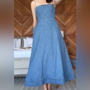 Tuckernuck - Chambray Rhea Maxi Dress (size: S)